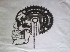 Camiseta ciclismo montaña bici T Shirt Camisa por CycloDesignShirt